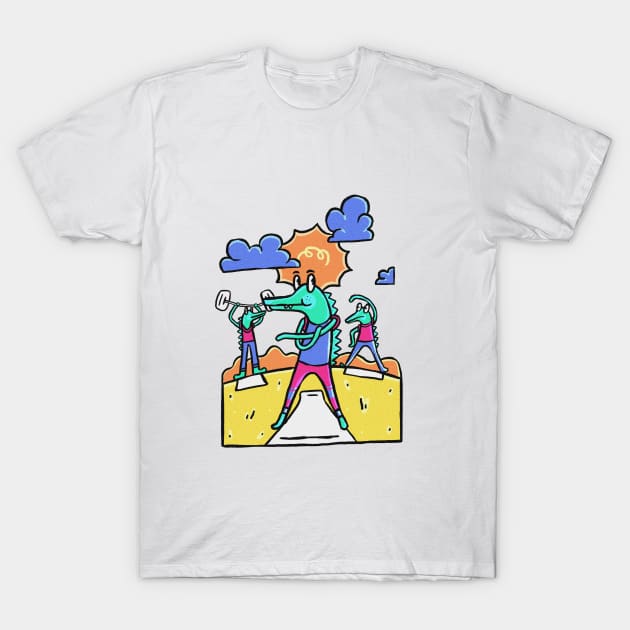 The Crocodiles T-Shirt by ak-mal